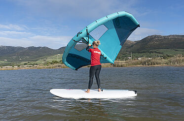 [Translate to Italienisch:] Wingsurfing Einsteigerkurs